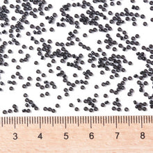Load image into Gallery viewer, TOHO Japanese Seed Beads,10g approx 3000 Beads, Round, 15/0 Opaque - Jet