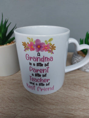 Custom Printed Grandma 11oz Ceramic Coffee Mug/Tea Cup Mug-49