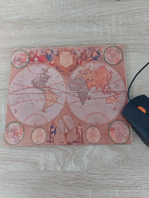 Custom Printed Mouse Mat fabric with 5mm Rubber Base - Mat-04