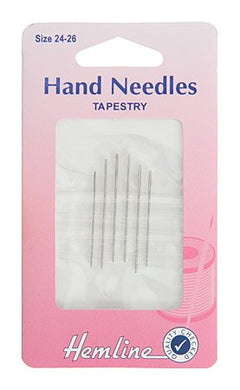 Hemline Hand Sewing Needles: Tapestry: Size 24-26