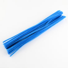 Load image into Gallery viewer, Pack of 50 Blue Pipe Cleaners, Chenille Craft Wire