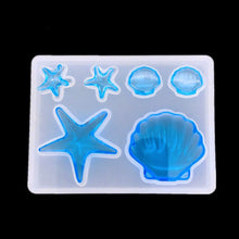 Load image into Gallery viewer, Silicone Resin Mould 85 x 61mm Mixed Marine