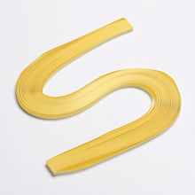 Load image into Gallery viewer, Paper Quilling Strips Light Yellow 53cm x 5mm Pack of 110+