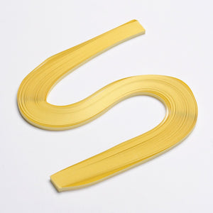 Paper Quilling Strips Light Yellow 53cm x 5mm Pack of 110+