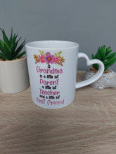 Load image into Gallery viewer, Custom Printed Grandma 11oz Ceramic Coffee Mug/Tea Cup Mug-49