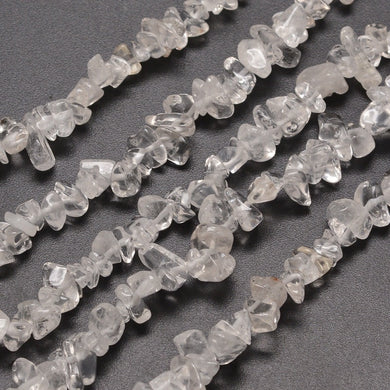 Wholesale Deal 5 x Strands Clear Quartz  Beads Chip 5-8mm