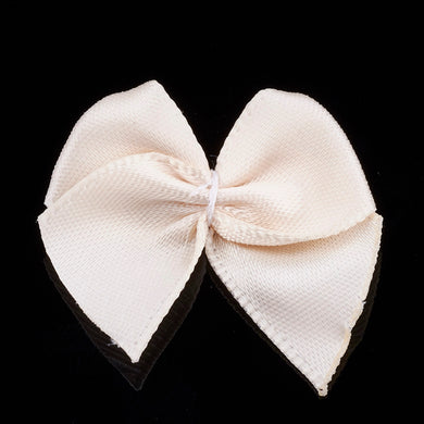 Pack of 30 Polyester Bowknot Bows 3.5cm - Beige