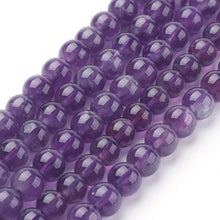 Load image into Gallery viewer, Natural Amethyst 6mm Loose Beads Round