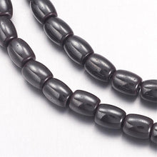 Load image into Gallery viewer, 4x6mm Rice Natural Hematite Beads 15 inches 38cm