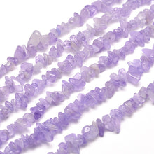 Load image into Gallery viewer, Natural Light Lilac Amethyst Chip 5 - 8mm Beads