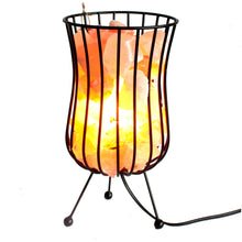 Load image into Gallery viewer, Tall Salt Rock Brazier, Pink Salt Chunks, Cable &amp; Bulb