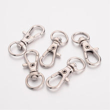 Load image into Gallery viewer, 10 x Alloy Swivel Lobster Claw Clasp 30.5 x 11mm