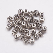 Load image into Gallery viewer, Pack of 30 Tibetan Style Barrel Spacer Beads - 5mm