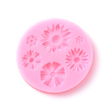 Load image into Gallery viewer, Silicone Resin Mould 75 x 11mm Mixed Flower