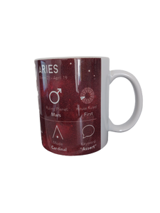 Zodiac Sign 11oz Ceramic Printed Coffee Mug/Tea Cup (Aries)