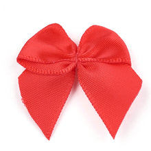 Load image into Gallery viewer, Pack of 30 Polyester Bowknot Bows 3.5cm - Red
