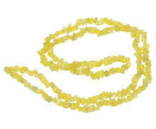 Load image into Gallery viewer, Long Strand Of 240+ Yellow Green Jade 5-8mm Chip Beads
