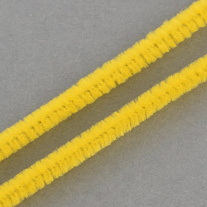 Pack of 50 Yellow Pipe Cleaners, Chenille Craft Wire