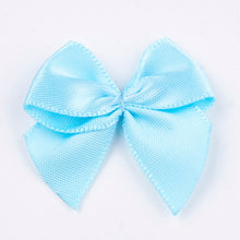 Load image into Gallery viewer, Pack of 30 Polyester Bowknot Bows 3.5cm - Sky Blue