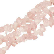 Load image into Gallery viewer, Long Strand Of 240+ Rose Quartz 5-8mm Chip Beads