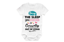 Load image into Gallery viewer, Custom Printed Retro Funny White Baby Grow/All In One 9-12 Months - BGR4-9
