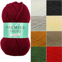 Load image into Gallery viewer, King Cole Premier Chunky 100g - Grey