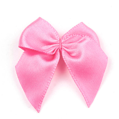 Pack of 30 Polyester Bowknot Bows 3.5cm - Bright Pink