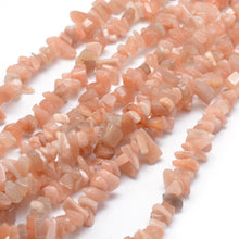Load image into Gallery viewer, 1 Strand (200+) Natural Sunstone Gemstone Chips 5 - 8mm