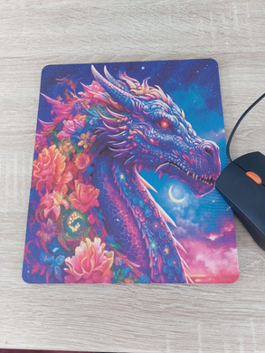 Custom Printed Mouse Mat fabric with 5mm Rubber Base - Mat-02