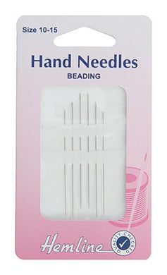 Hemline Hand Sewing Needles: Beading: Size 10-15