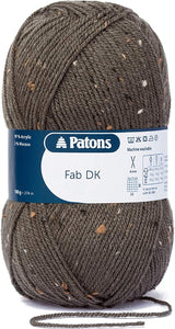 Patons Fab DK Knitting Yarn, Acrylic, Forest Tweed