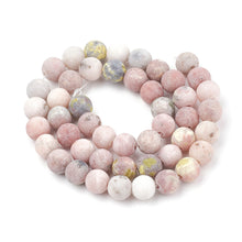 Load image into Gallery viewer, Natural Frosted Sesame Jasper 6mm Beads