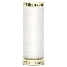 Load image into Gallery viewer, Guterman Sew-All Thread: 100m - White - WHT