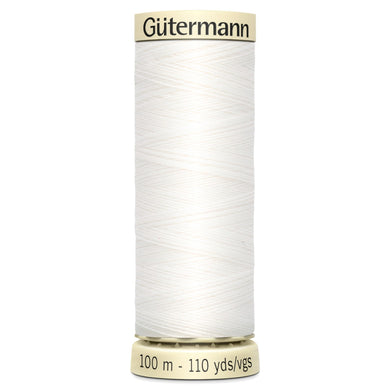 Guterman Sew-All Thread: 100m - White - WHT