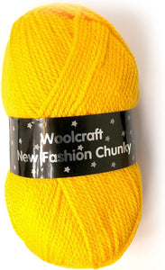 Woolcraft Chunky Wool/Yarn 100g - Amber