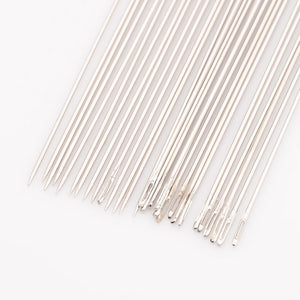 Pack of 10 Steel Beading Needles - 55 x 0.45mm