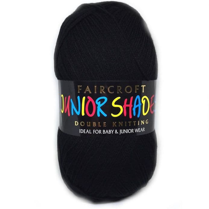 Woolcraft Faircroft Junior Shades DK 500g - Black