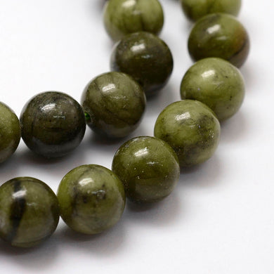 Natural Chinese Jade 10mm Strand 35+ Beads