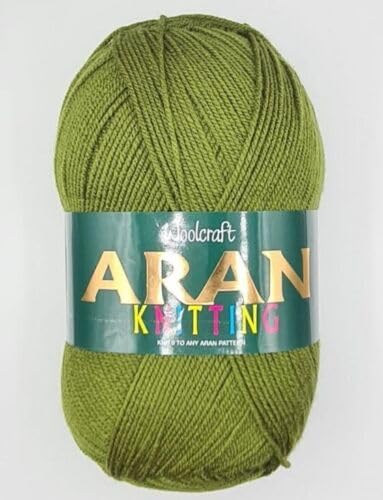 Woolcraft Aran 400g Premium Acrylic Yarn (Olive 39)