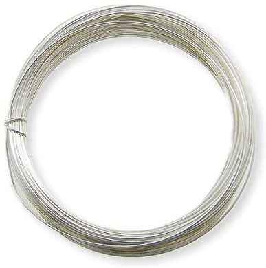 Copper Craft Wire Silver Plated Anti Tarnish 10M Coil 0.6mm