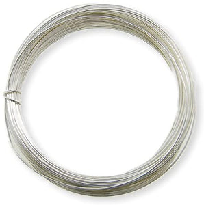 Copper Craft Wire Silver Plated Anti Tarnish 4M Coil 1mm