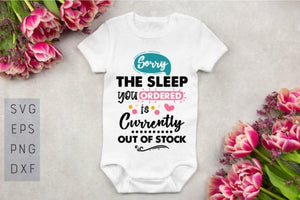 Custom Printed Retro Funny White Baby Grow/All In One 6-9 Months - BGR4-6