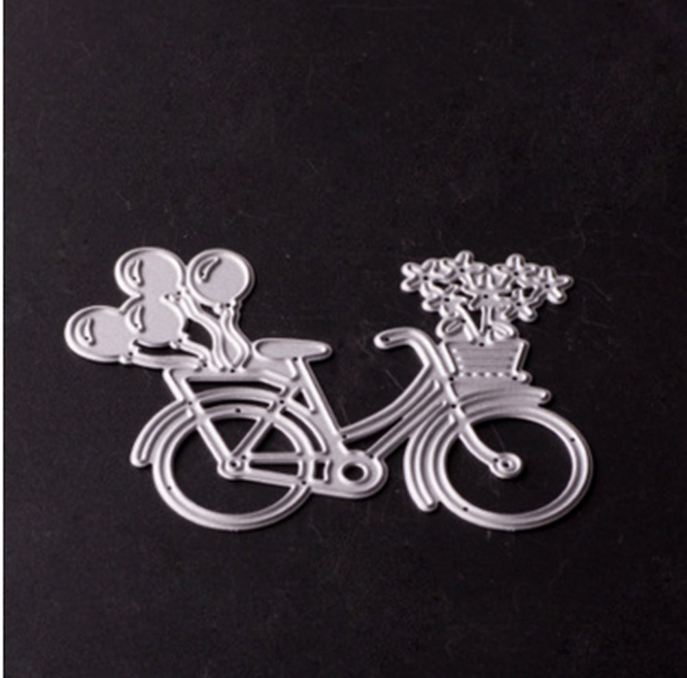 Carbon Steel Cutting Dies Stencils, Scrapbooking, Card Making, Bicycle