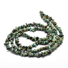 Load image into Gallery viewer, 1 Strand (200+) Natural African Jasper Gemstone Chips 5 - 8mm