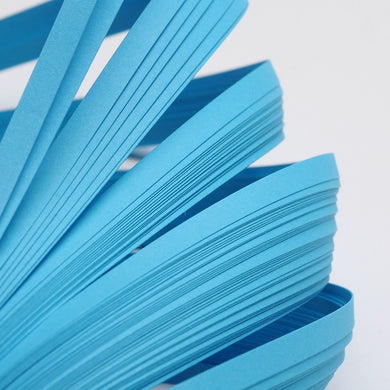 Paper Quilling Strips Deep Sky Blue Blue 53cm x 5mm Pack of 110+