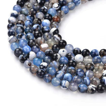Load image into Gallery viewer, Strand of 6mm Blue Fire Agate Round Beads