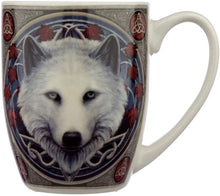 Load image into Gallery viewer, Lisa Parker Guardian of The Falls Wolf Porcelain Mug