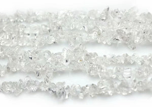 Long Strand Of 240+ Clear Quartz 5-8mm Chip Beads