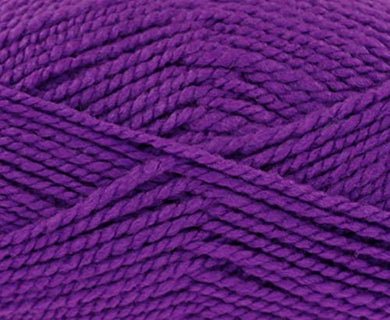 King Cole 773105 Big Value Chunky Purple Yarn - 152M, 100g