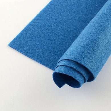 Polyester Felt Sheets Non Woven Blue 30x30cm Square Pack of 2